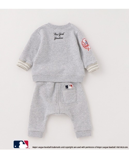 petit main（プティマイン）の「【MLB】スウェットセットアップ（アンサンブル・キッズ・ホワイト系その他/アイボリー/ネイビー・80ｃｍ/70cm）」の12枚目の写真