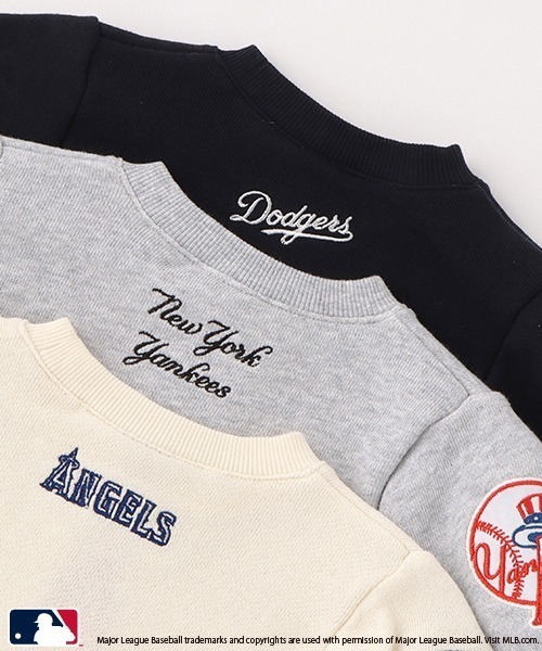 petit main（プティマイン）の「【MLB】スウェットセットアップ（アンサンブル・キッズ・ホワイト系その他/アイボリー/ネイビー・80ｃｍ/70cm）」の10枚目の写真