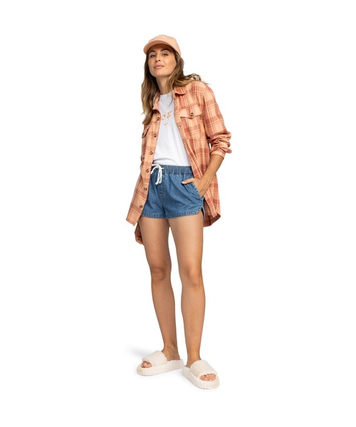 ROXY(ロキシー)の「SLIPPY COZY/ロキシーモコモコエコファースライドサンダル(サンダル・レディース・ホワイト/グリーン・23cm/24cm/25cm)」の6枚目の写真