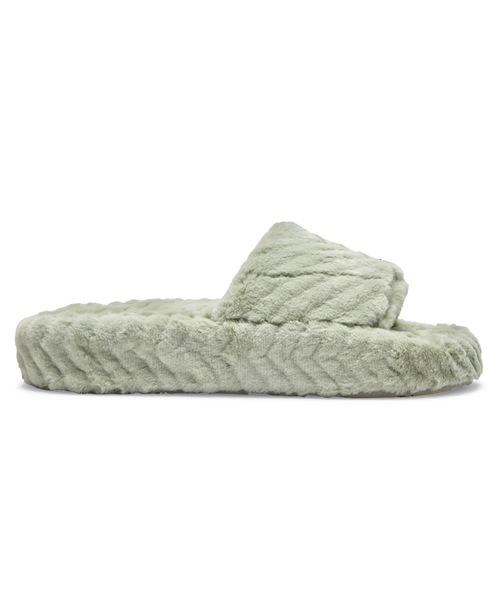 ROXY(ロキシー)の「SLIPPY COZY/ロキシーモコモコエコファースライドサンダル(サンダル・レディース・ホワイト/グリーン・23cm/24cm/25cm)」の14枚目の写真