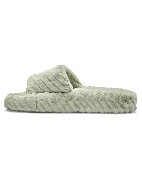 ROXY(ロキシー)の「SLIPPY COZY/ロキシーモコモコエコファースライドサンダル(サンダル・レディース・ホワイト/グリーン・23cm/24cm/25cm)」の15枚目の写真