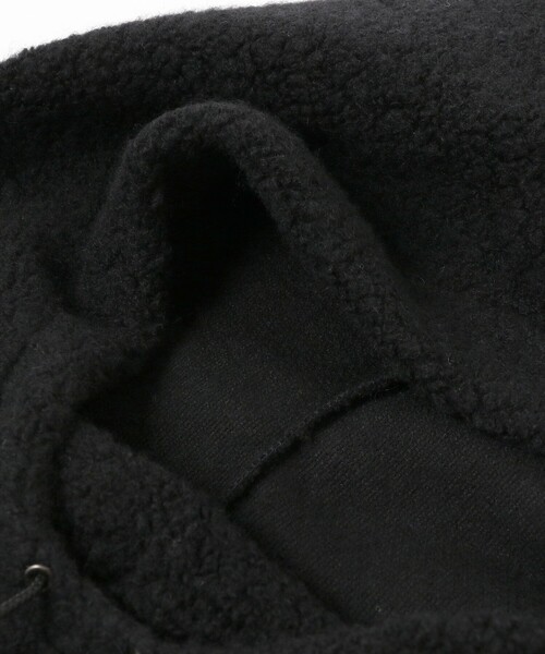 fennica（フェニカ）の「cableami / RECYCLE WOOL HOOD フード（ニットキャップ/ビーニー・メンズ・ブラック/ベージュ・ONE SIZE）」の8枚目の写真