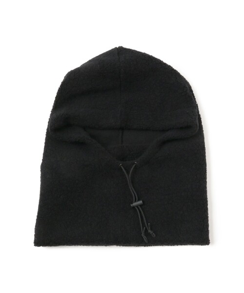 fennica（フェニカ）の「cableami / RECYCLE WOOL HOOD フード（ニットキャップ/ビーニー・メンズ・ブラック/ベージュ・ONE SIZE）」の9枚目の写真