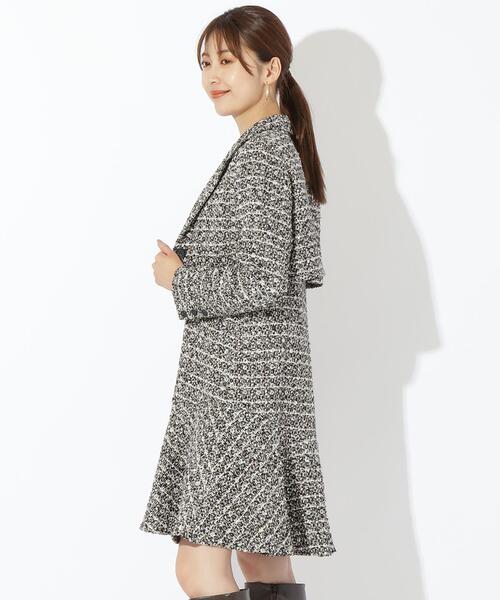 セール】ファンシーツイードミニワンピース＋ジャケットセット