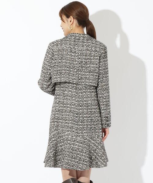 りぃ❣️ アンサンブルチェックミニワンピース ブラウン ニャンちゅう❣️ アンサンブルチェックミニワンピース ブラウンXS