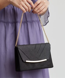 Thevon | 【オケージョン】ラメフラップクラッチバッグ(ハンドバッグ)