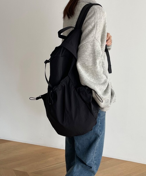 CANAL JEAN（キャナルジーン）の「El mar　マルチバックパック（バックパック/リュック・レディース・ブラック/グレー・ONE SIZE）」の7枚目の写真