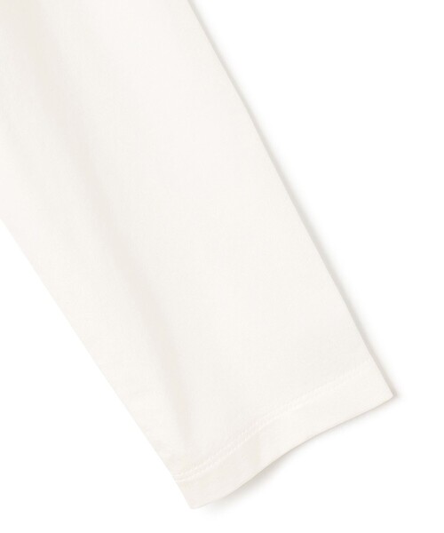 23区 L(ニジュウサンクオオキイサイズ)の「【洗える】コットンベアジャージーコンビ カットソー(Tシャツ/カットソー・レディース・ホワイト系・48/44/46)」の20枚目の写真