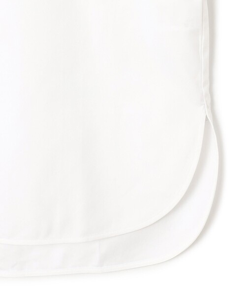 23区 L(ニジュウサンクオオキイサイズ)の「【洗える】コットンベアジャージーコンビ カットソー(Tシャツ/カットソー・レディース・ホワイト系・48/44/46)」の21枚目の写真
