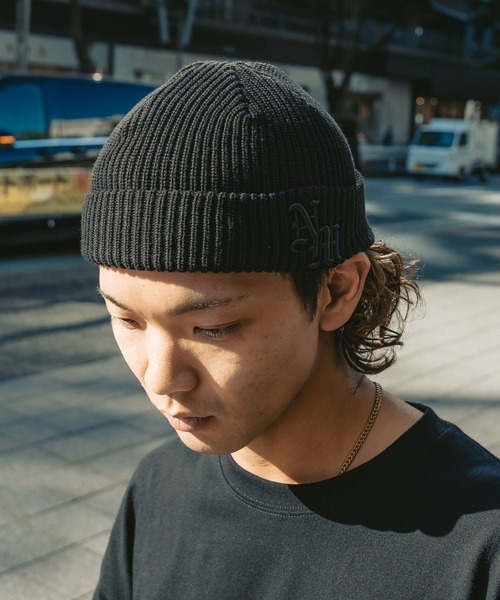 NineMicrophones（ナインマイクロフォンズ）の「LOW WATCH-Gothic-（ニットキャップ/ビーニー・メンズ・ブラック×ブラック/グレー/ブラック×ホワイト・FREE）」の9枚目の写真