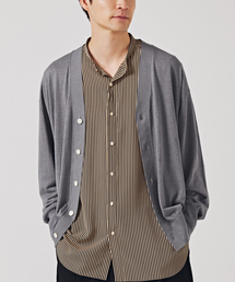 EDIFICE LA BOUCLE | 【LA BOUCLE / ラブークル】シルク/リネン ビッグカーディガン(カーディガン/ボレロ)