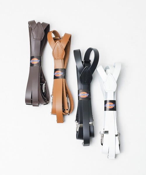 【セール】【Dickies】Leather Suspender（サスペンダー）｜Dickies（ディッキーズ）