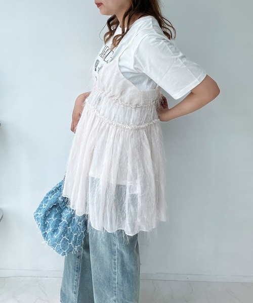 AS KNOW AS plus(アズノゥアズプラス)の「◎アソートビスチェキャミソール(キャミソール・レディース・ブラック/シルバー/アイボリー/ブラック系/シルバー系/アイボリー系1/グレー系1/アイボリー系2/シルバー系3/アイボリー系3・FREE)」の6枚目の写真