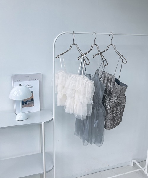 AS KNOW AS plus(アズノゥアズプラス)の「◎アソートビスチェキャミソール(キャミソール・レディース・ブラック/シルバー/アイボリー/ブラック系/シルバー系/アイボリー系1/グレー系1/アイボリー系2/シルバー系3/アイボリー系3・FREE)」の22枚目の写真