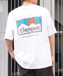 ELEMENT/エレメント オーバーサイズTシャツ バックプリントTee クルーネック半袖T BE021-223