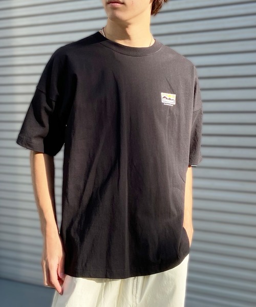 ELEMENT(エレメント)の「ELEMENT/エレメント オーバーサイズTシャツ バックプリントTee クルーネック半袖T BE021-223(Tシャツ/カットソー・メンズ・ブラック/ベージュ/ホワイト・XL/L/M)」の13枚目の写真