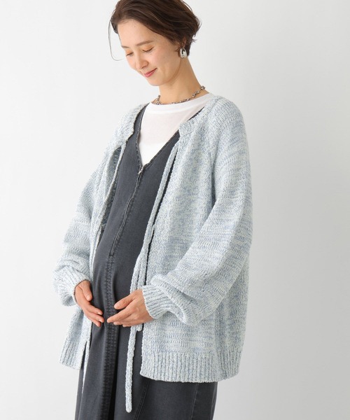 LEPSIM（レプシィム）の「【産前・産後対応】マタニティ／2WAY MIXプルオーバー　992060（マタニティウェア/グッズ・レディース・ライトグリーン/アイボリー/ブルー・FREE）」の2枚目の写真