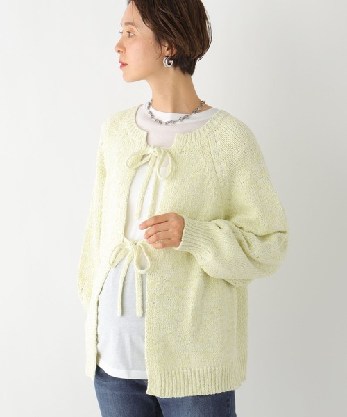 LEPSIM（レプシィム）の「【産前・産後対応】マタニティ／2WAY MIXプルオーバー　992060（マタニティウェア/グッズ・レディース・ライトグリーン/アイボリー/ブルー・FREE）」の8枚目の写真