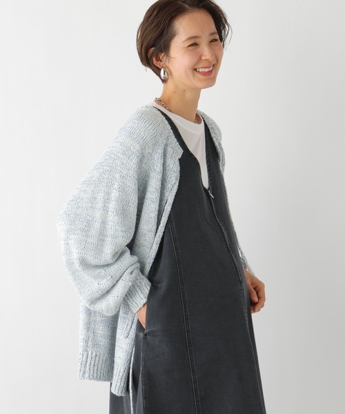 LEPSIM（レプシィム）の「【産前・産後対応】マタニティ／2WAY MIXプルオーバー　992060（マタニティウェア/グッズ・レディース・ライトグリーン/アイボリー/ブルー・FREE）」の13枚目の写真