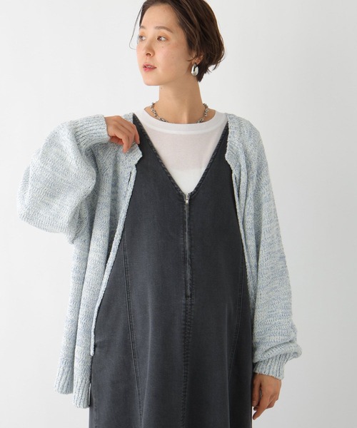 LEPSIM（レプシィム）の「【産前・産後対応】マタニティ／2WAY MIXプルオーバー　992060（マタニティウェア/グッズ・レディース・ライトグリーン/アイボリー/ブルー・FREE）」の9枚目の写真