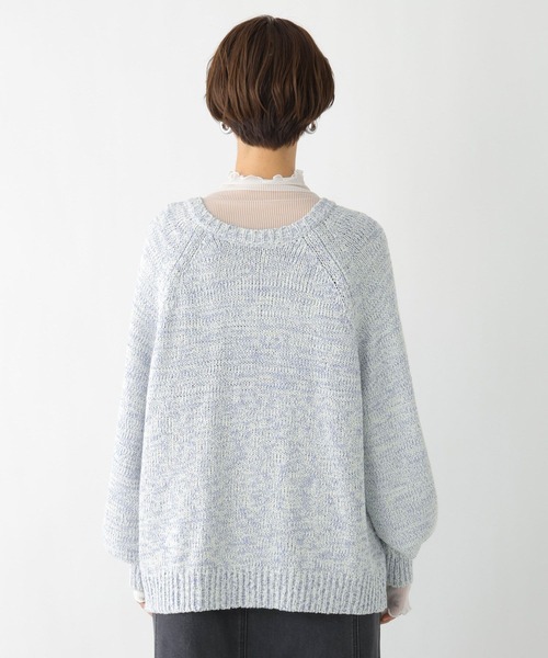 LEPSIM（レプシィム）の「【産前・産後対応】マタニティ／2WAY MIXプルオーバー　992060（マタニティウェア/グッズ・レディース・ライトグリーン/アイボリー/ブルー・FREE）」の17枚目の写真