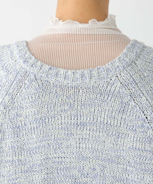 LEPSIM（レプシィム）の「【産前・産後対応】マタニティ／2WAY MIXプルオーバー　992060（マタニティウェア/グッズ・レディース・ライトグリーン/アイボリー/ブルー・FREE）」の10枚目の写真