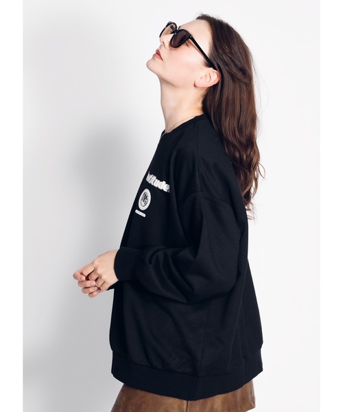 Adoon plain（アドーンプレーン）の「アソートプリントスウェット（スウェット・レディース・ブラック/サックスブルー/その他・FREE）」の7枚目の写真