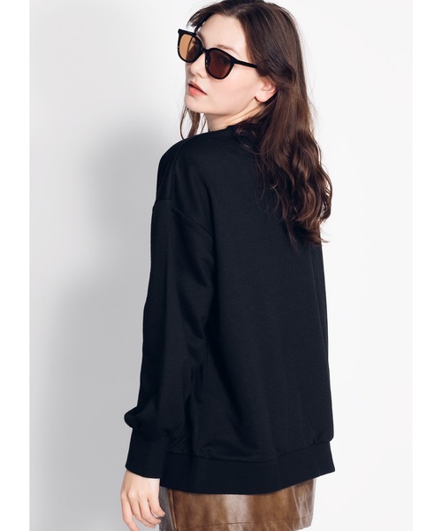 Adoon plain（アドーンプレーン）の「アソートプリントスウェット（スウェット・レディース・ブラック/サックスブルー/その他・FREE）」の6枚目の写真