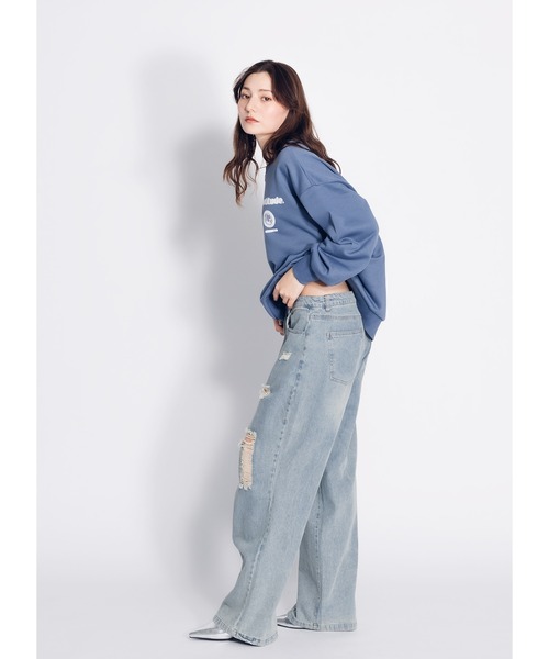 Adoon plain（アドーンプレーン）の「アソートプリントスウェット（スウェット・レディース・ブラック/サックスブルー/その他・FREE）」の20枚目の写真