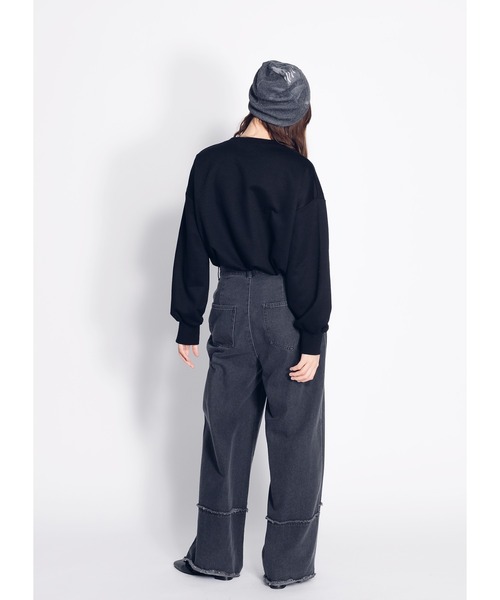 Adoon plain（アドーンプレーン）の「アソートプリントスウェット（スウェット・レディース・ブラック/サックスブルー/その他・FREE）」の8枚目の写真