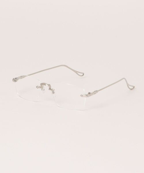 HALEY PESCA（ヘーリーペスカ）の「HALEY PESCA/スクエアレンズメガネ（メガネ・レディース・ゴールド/シルバー・FREE）」の5枚目の写真