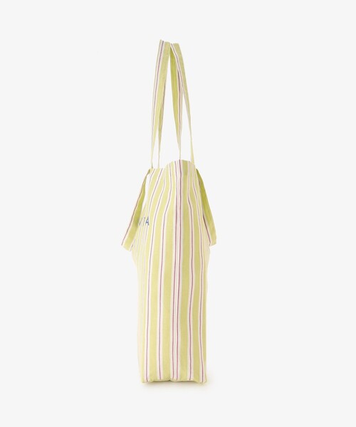 Afternoon Tea（アフタヌーンティー）の「ストライプトートバッグL（トートバッグ・レディース・グリーン・ONE SIZE）」の3枚目の写真