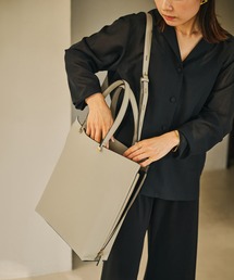E'POR】【A4対応】 Y BAG shoulder（サイドジップショルダー