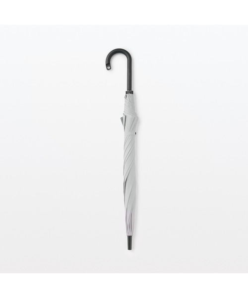 無印良品(ムジルシリョウヒン)の「晴雨兼用 しるしのつけられる傘 親骨の長さ60cm・8本骨(長傘・レディース・ライトグレー・60cm)」の6枚目の写真