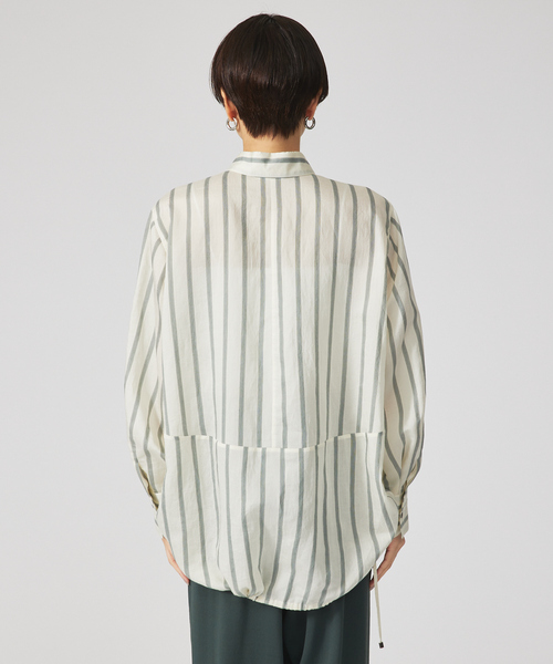 qualite（カリテ）の「ドロストチュニックシャツ（シャツ/ブラウス・レディース・アイボリー・フリー）」の12枚目の写真