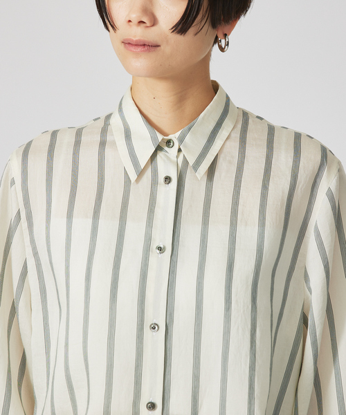 qualite（カリテ）の「ドロストチュニックシャツ（シャツ/ブラウス・レディース・アイボリー・フリー）」の11枚目の写真