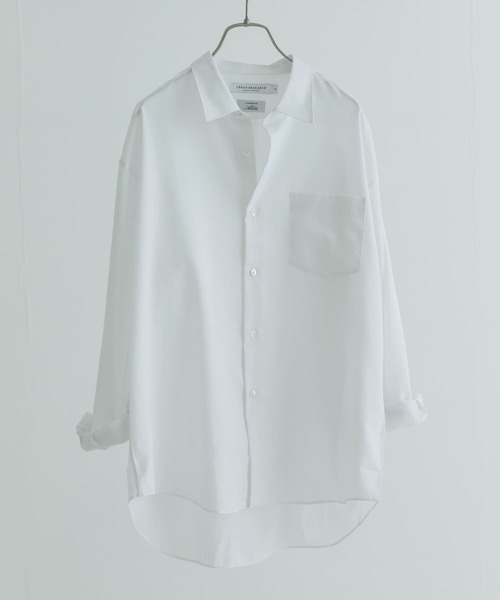 URBAN RESEARCH（アーバンリサーチ）の「ALBINI LINEN OVER SHIRTS（シャツ/ブラウス・メンズ・ブルー系その他/ホワイト/ブルー/ピンク・SMALL/MEDIUM/LARGE）」の2枚目の写真