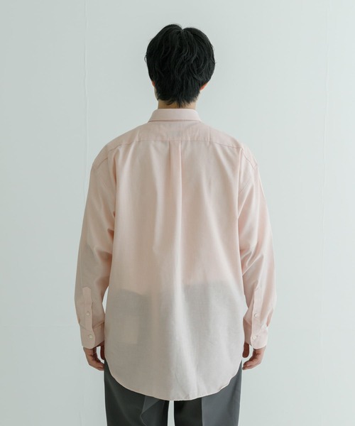 URBAN RESEARCH（アーバンリサーチ）の「ALBINI LINEN OVER SHIRTS（シャツ/ブラウス・メンズ・ブルー系その他/ホワイト/ブルー/ピンク・SMALL/MEDIUM/LARGE）」の7枚目の写真
