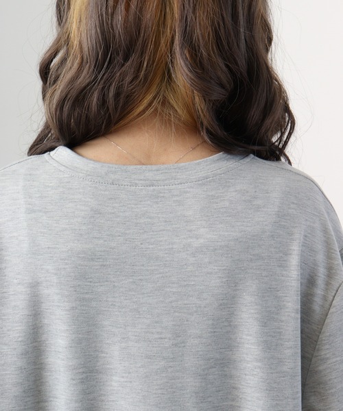 A.N.L（エーエヌエル　レーベル）の「A.N.L サイドプリーツ裏毛ワンピース（ワンピース・レディース・ブラック/グレー・38）」の17枚目の写真