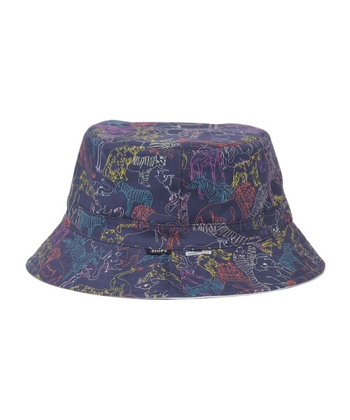 SHIPS（シップス）の「SHIPS KIDS:〈UVカット〉リバティ リバーシブル バケット ハット（ハット・キッズ・ネイビー・XX-SMALL/X-SMALL/SMALL）」の2枚目の写真