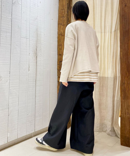 JOURNAL STANDARD LUXE(ジャーナルスタンダード ラックス)の「ボーダー ボートネックプルオーバー(Tシャツ/カットソー・レディース・ブラック/サックスブルー/ベージュ/マスタード・FREE)」の21枚目の写真