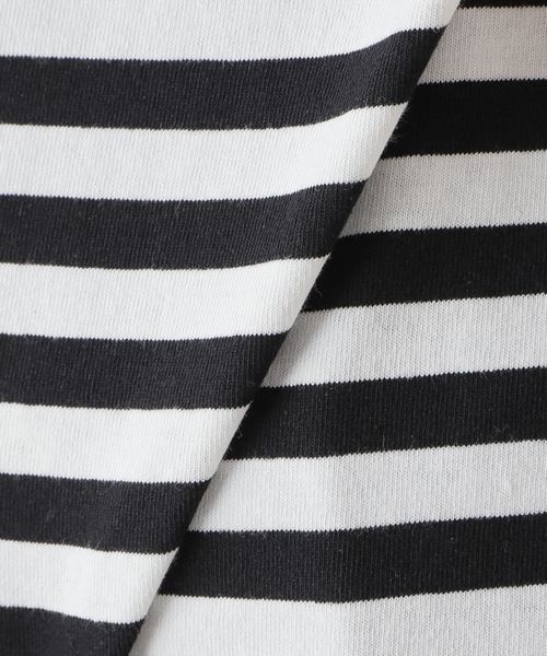 JOURNAL STANDARD LUXE(ジャーナルスタンダード ラックス)の「ボーダー ボートネックプルオーバー(Tシャツ/カットソー・レディース・ブラック/サックスブルー/ベージュ/マスタード・FREE)」の10枚目の写真