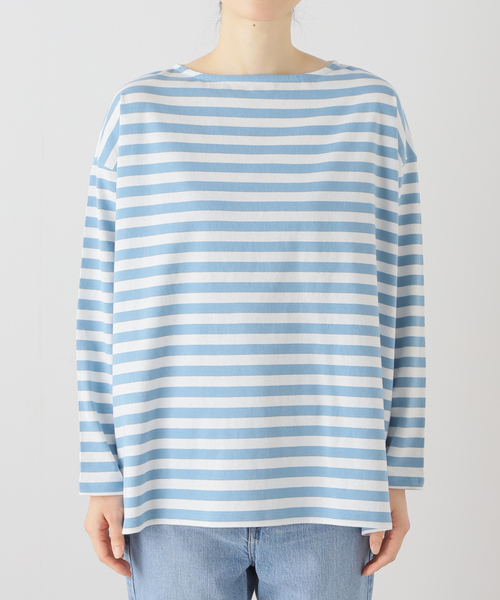 ボーダー ボートネックプルオーバー（Tシャツ/カットソー）｜JOURNAL