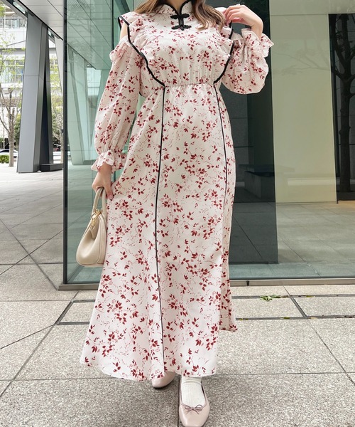 セール】チャイナボタンアソートワンピース【ZOZOTOWN限定アイテム