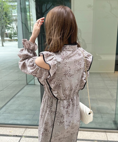apres jour(アプレジュール)の「チャイナボタンアソートワンピース【ZOZOTOWN限定アイテム】(ワンピース・レディース・レッド系その他/ピンクベージュ/ブラック系その他・フリー/X-LARGE)」の16枚目の写真
