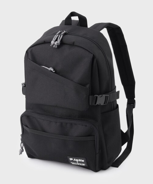 PINK-latte（ピンクラテ）の「◆【容量約24l】切り替えフラップポリリュック（バックパック/リュック・キッズ・ブラック/ライトブルー・00）」の7枚目の写真