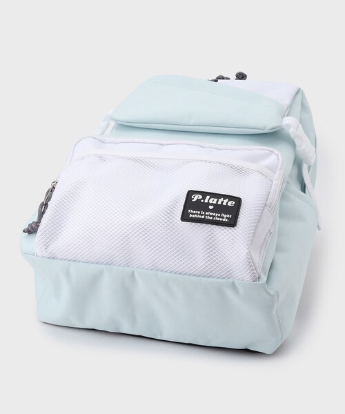 PINK-latte（ピンクラテ）の「◆【容量約24l】切り替えフラップポリリュック（バックパック/リュック・キッズ・ブラック/ライトブルー・00）」の20枚目の写真