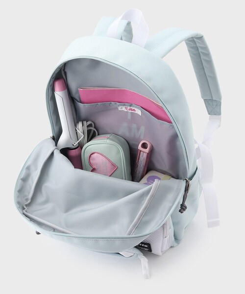 PINK-latte（ピンクラテ）の「◆【容量約24l】切り替えフラップポリリュック（バックパック/リュック・キッズ・ブラック/ライトブルー・00）」の11枚目の写真