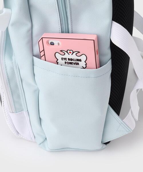 PINK-latte（ピンクラテ）の「◆【容量約24l】切り替えフラップポリリュック（バックパック/リュック・キッズ・ブラック/ライトブルー・00）」の14枚目の写真