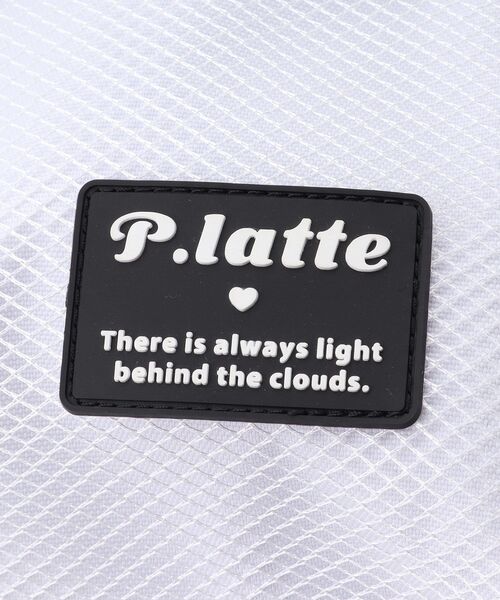 PINK-latte（ピンクラテ）の「◆【容量約24l】切り替えフラップポリリュック（バックパック/リュック・キッズ・ブラック/ライトブルー・00）」の9枚目の写真